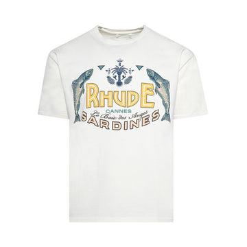Rhude Sardines T-Shirt Vintage White
