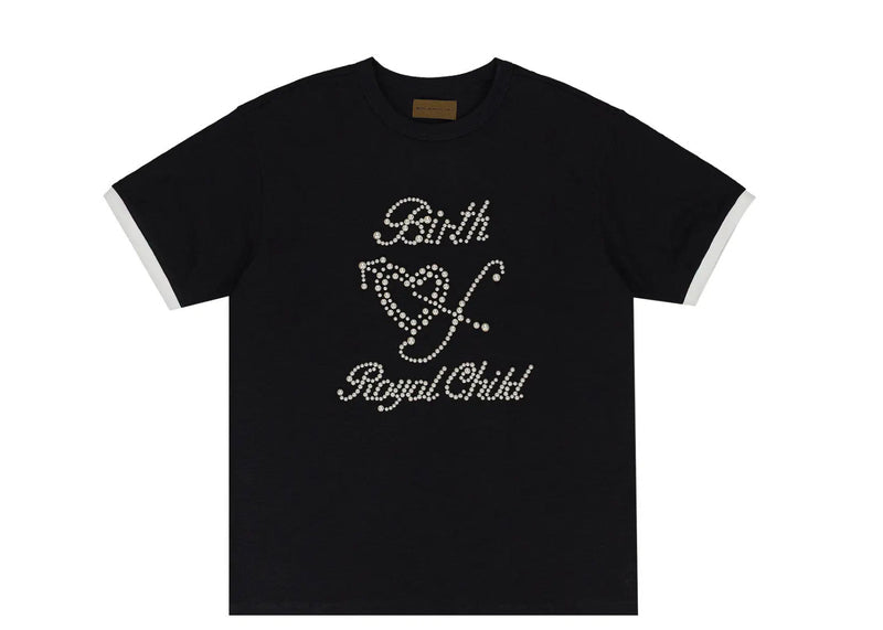 Birth Of Royal Child Ringer T-Shirt Black