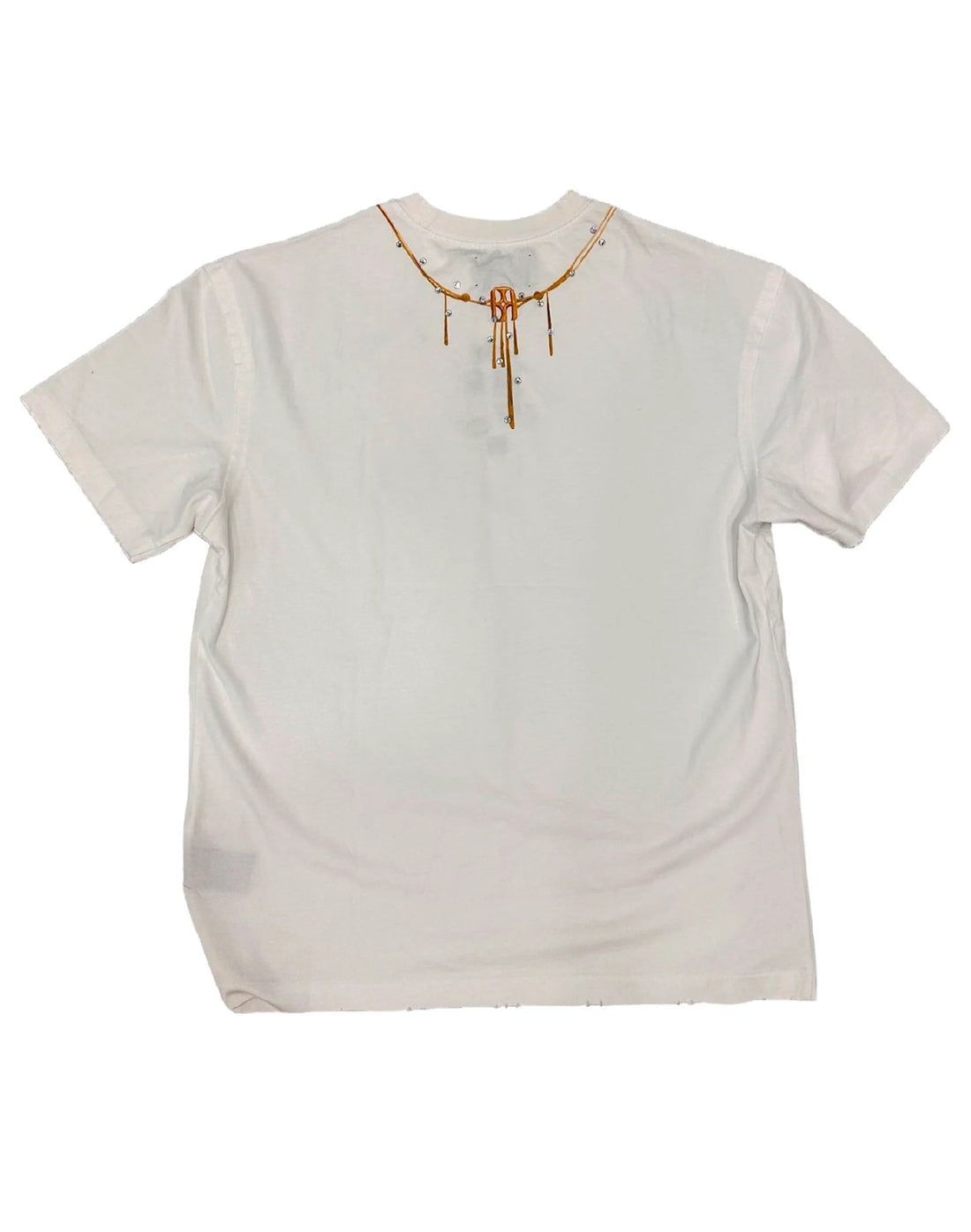 Birth Of A Royal Child Gemstone Necklace Print T-Shirt White