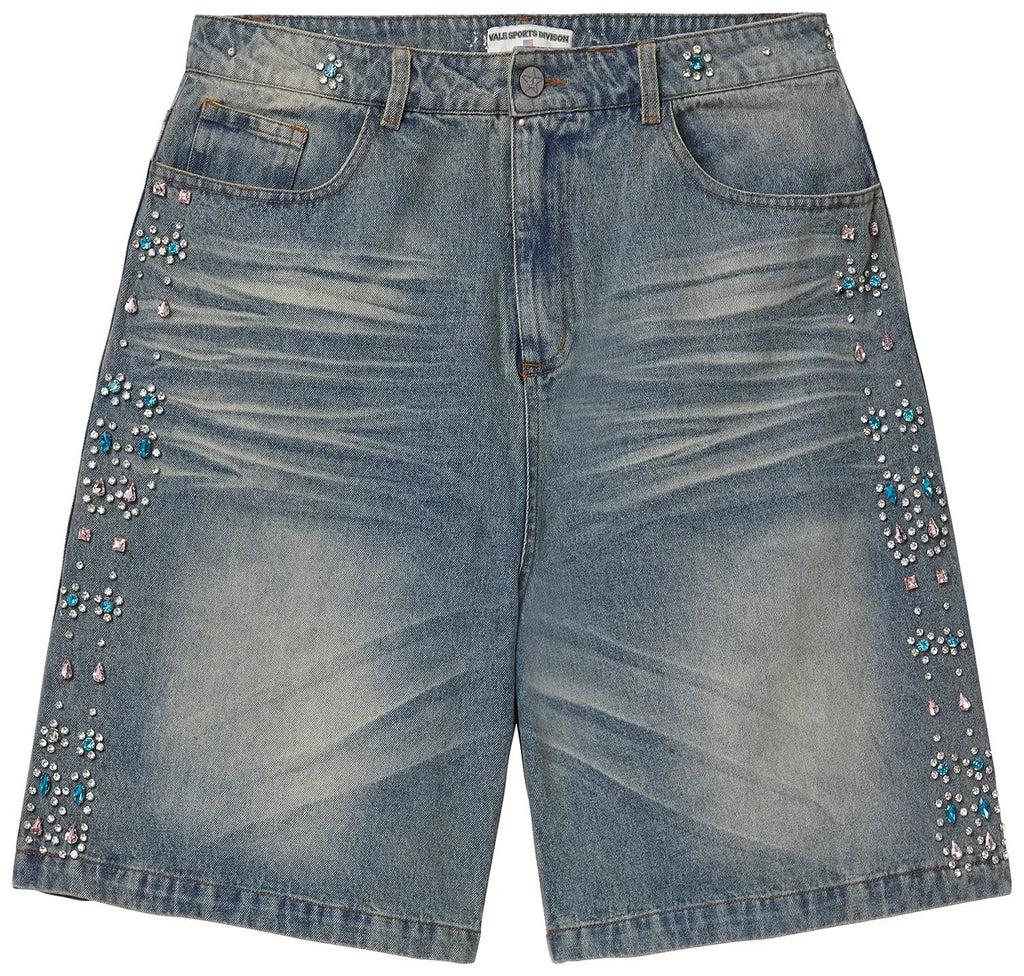 Vale Candy Denim Shorts Blue