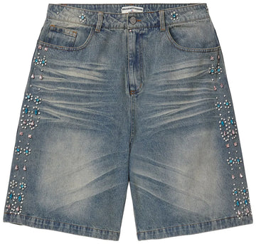 Vale Candy Denim Shorts Blue