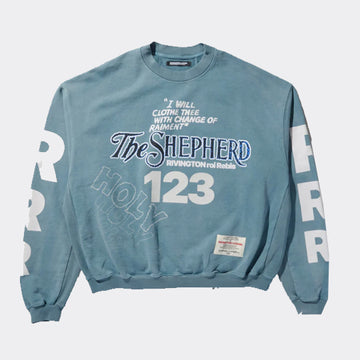 Rivington The Sheperd Crewneck Blue/White
