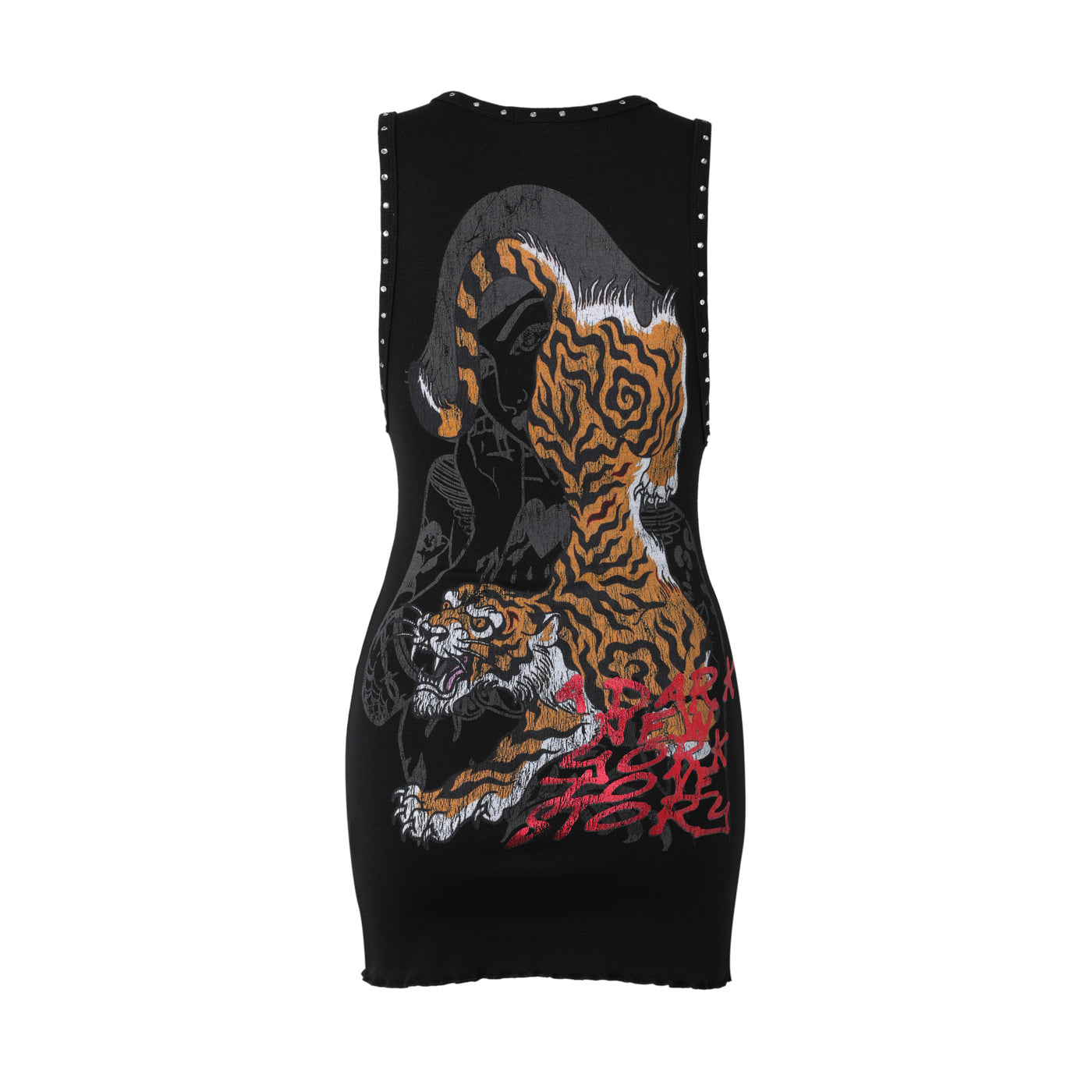 Lost Intricacy Twin Tiger Dress Black