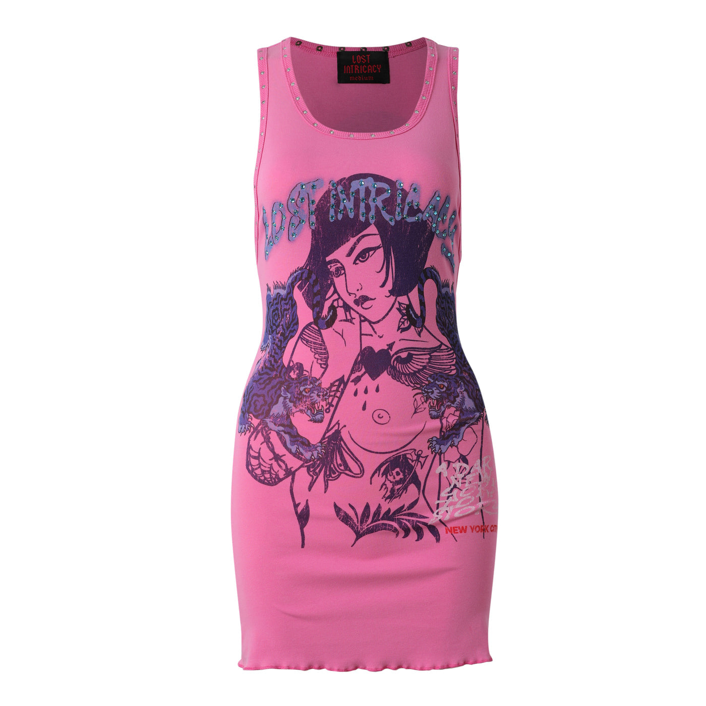 Lost Intricacy Tokyo Siren Dress Pink