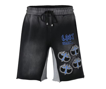 Lost Intricacy Mitt Shorts Black/Blue