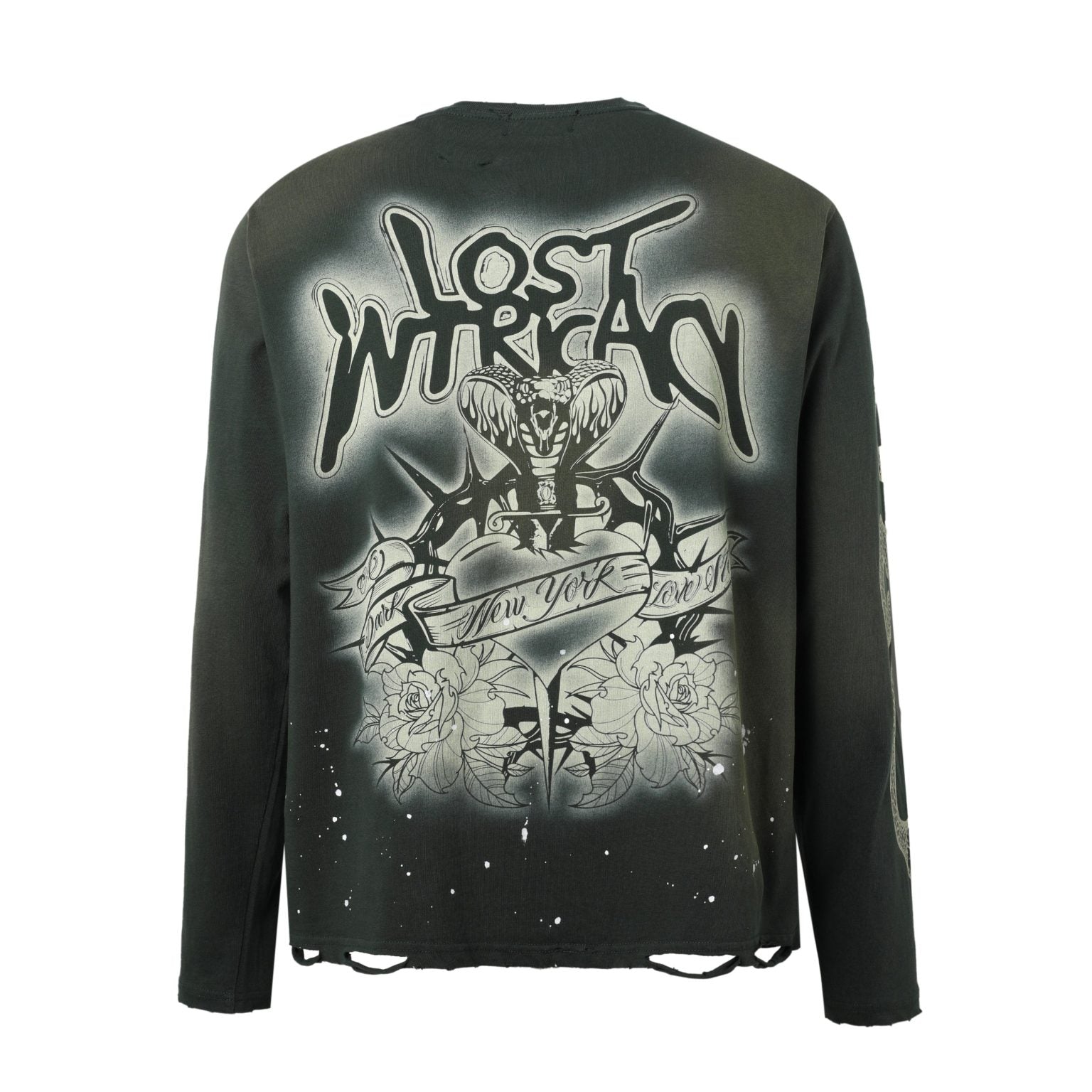 Lost intricacy Emerald Lost Angel Long Sleeve Green