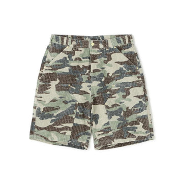 White land Camo Denim Jorts