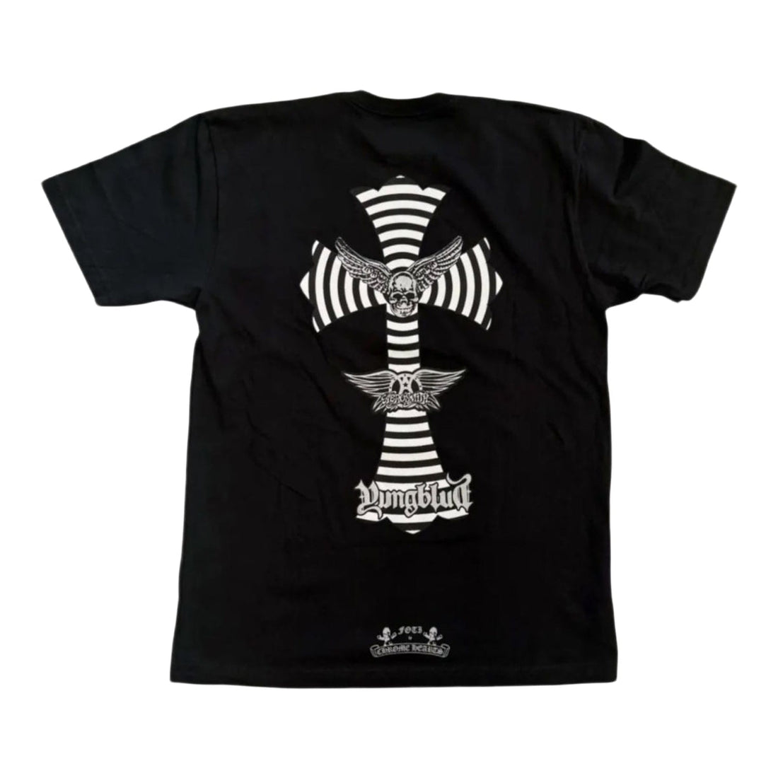 Chrome Hearts Foti Aerosmith Youngblood Cross Pocket T-Shirt