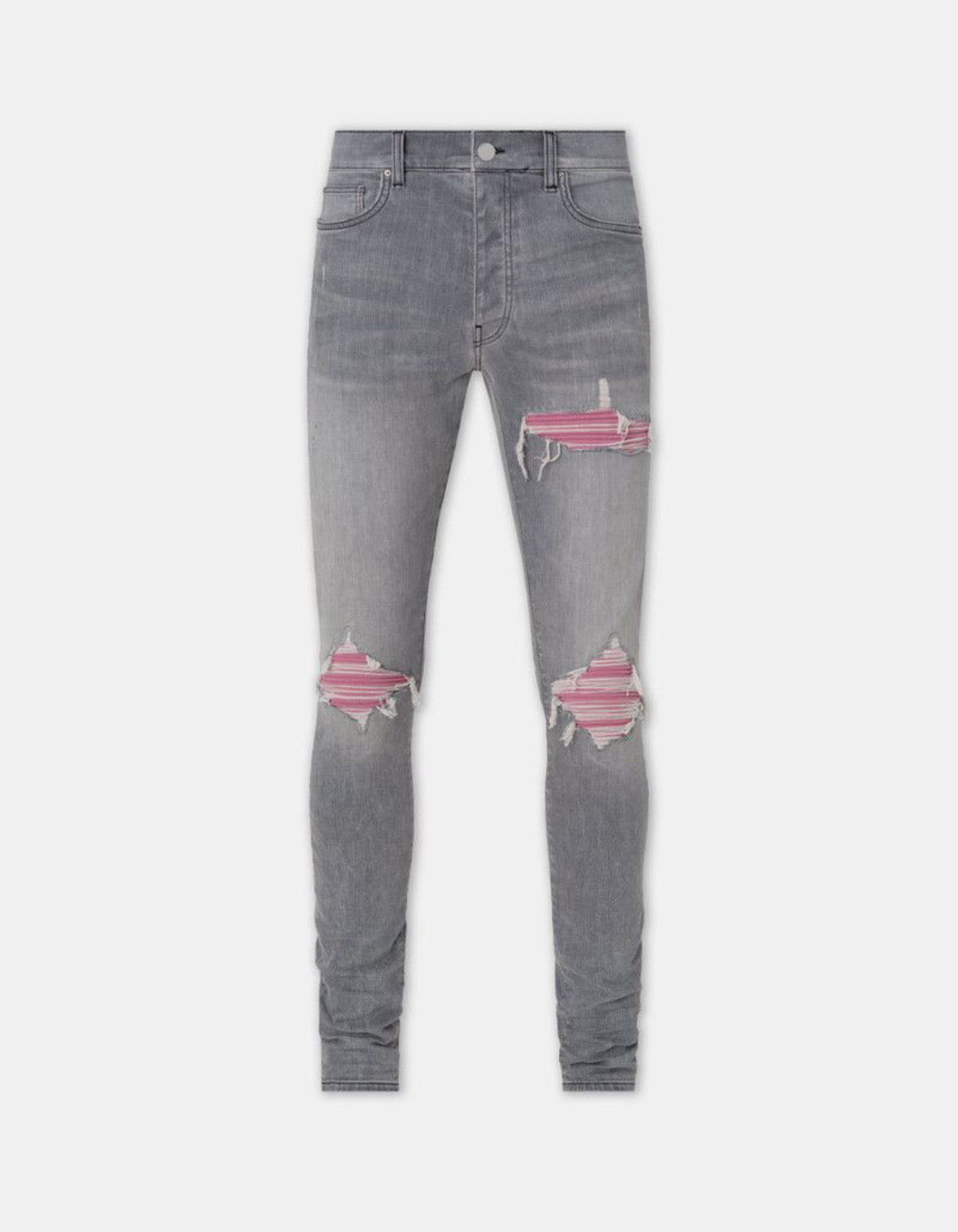 Amiri Mx1 Pink Patch Grey