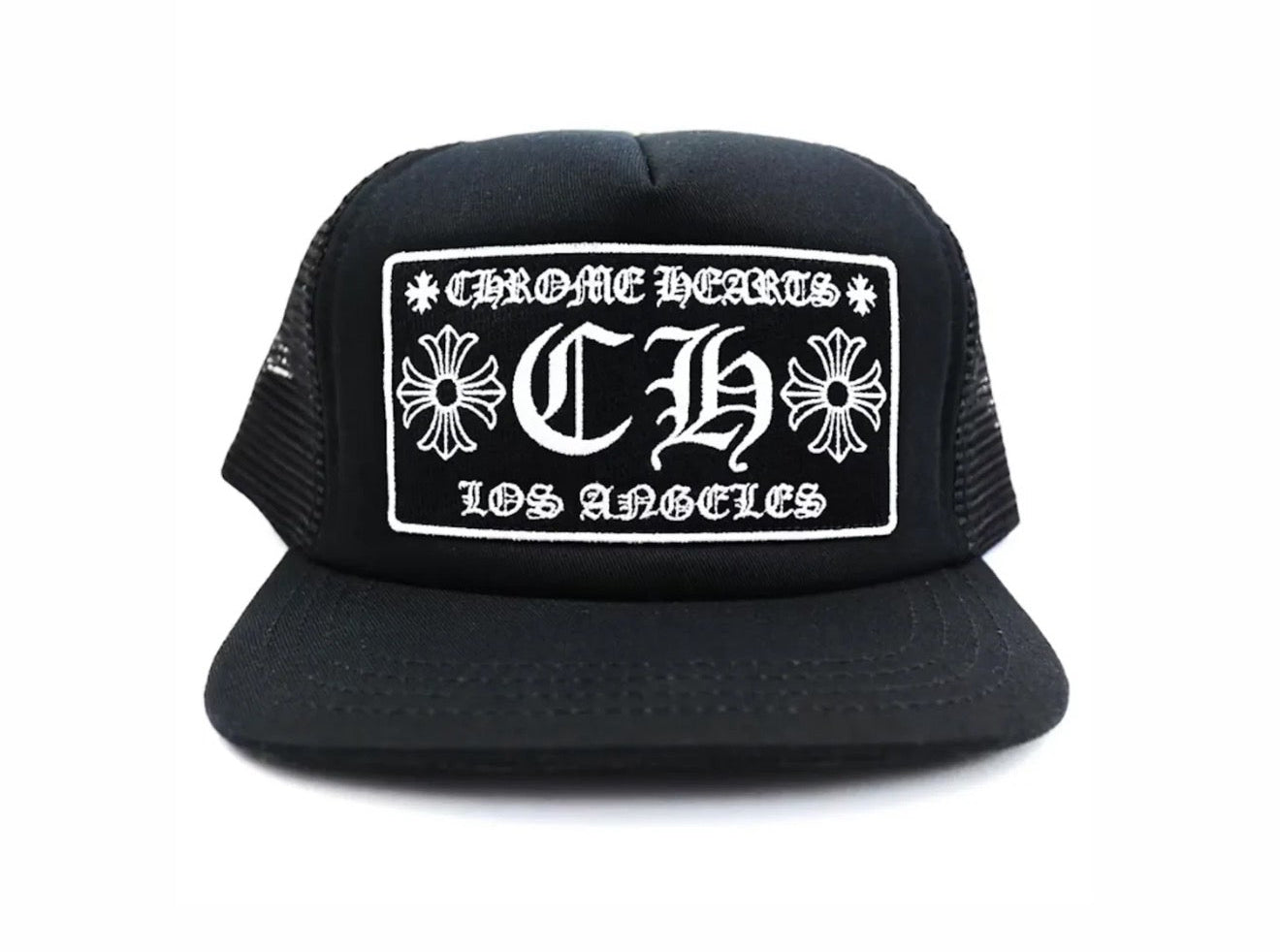 Chrome Hearts CH Los Angeles Trucker Hat Black