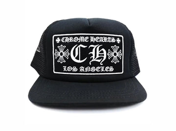 Chrome Hearts CH Los Angeles Trucker Hat Black