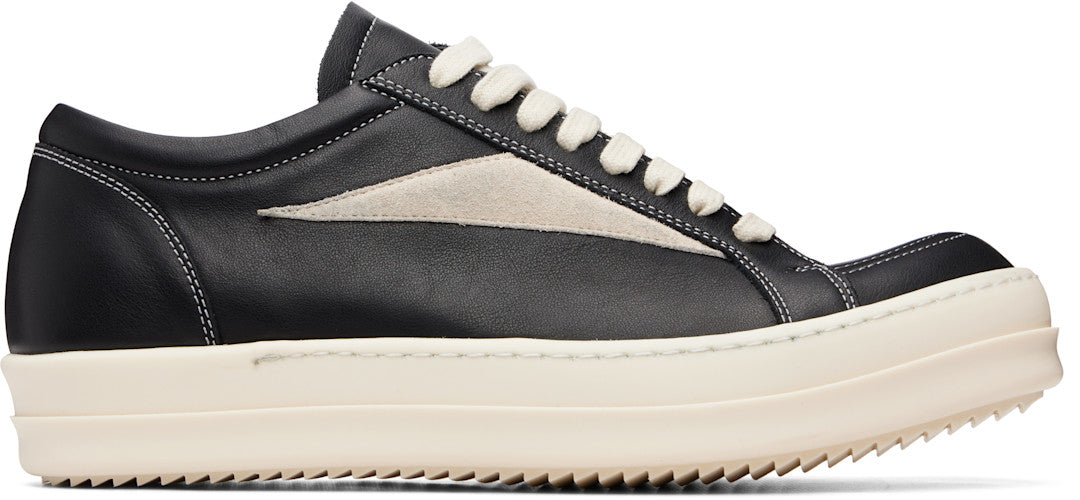 Rick Owens DRKSHDW Vintage Low Sneakers Leather Black