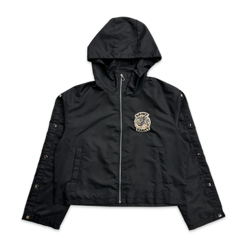 Saint Vanity Nylon Track Jacket Black