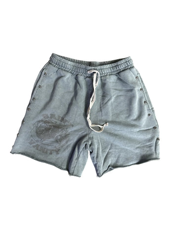 Saint Vanity Terry Sweat Shorts Grey