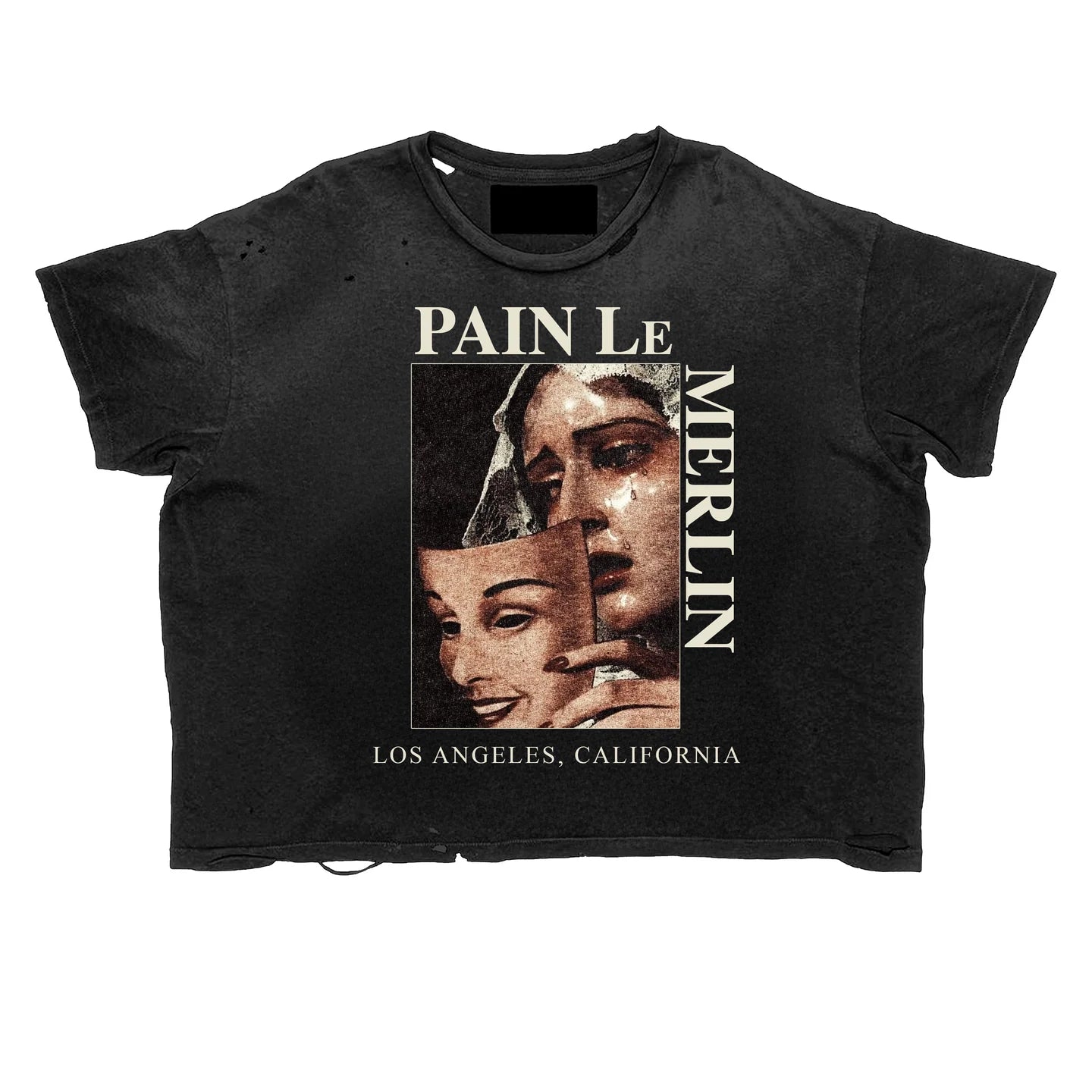 Merlin’s Father 2Faced T-Shirt Black