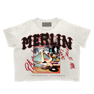 Merlin’s Father Vintage Rockstar T-Shirt White