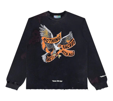 Better With Age Florence Thermal Long Sleeve Black Orange