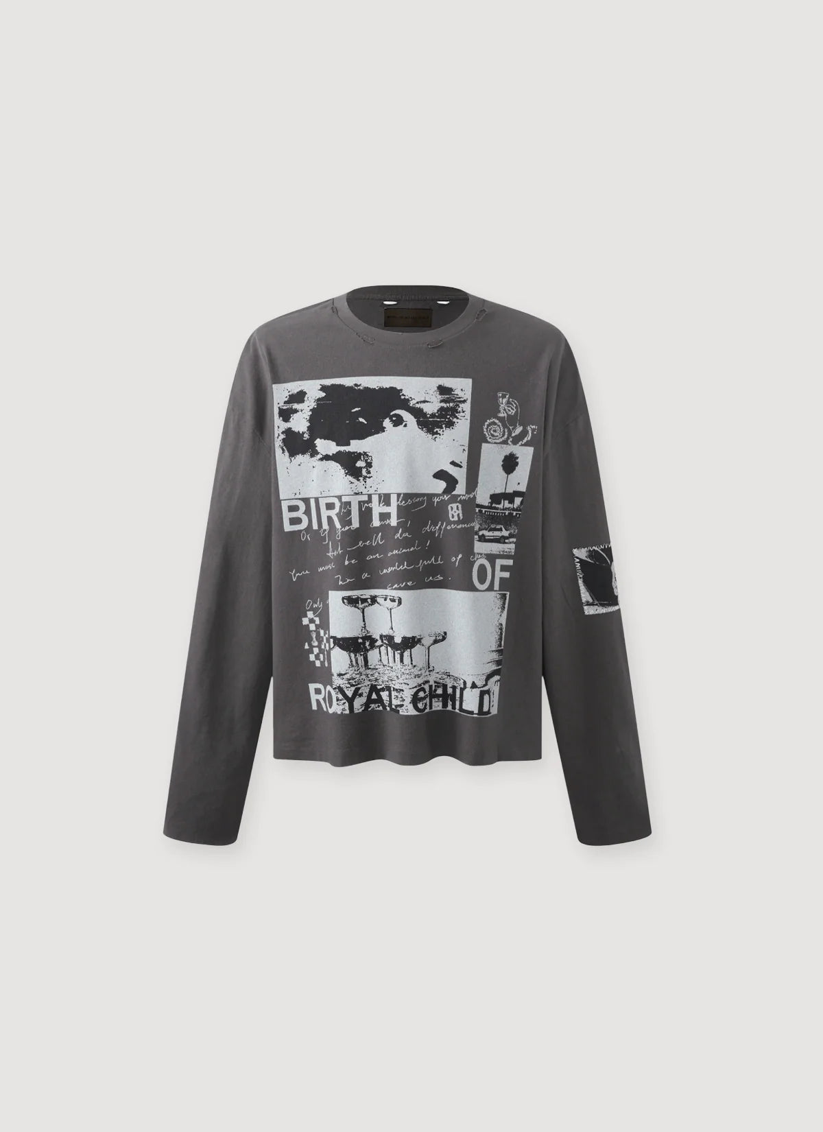 Birth Of A Royal Child 90s Hollywood Long Sleeve Black