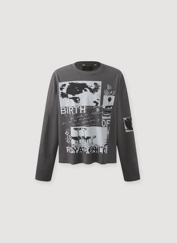 Birth Of A Royal Child 90s Hollywood Long Sleeve Black