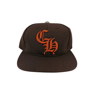 Chrome Hearts CH Baseball Hat Brown Orange