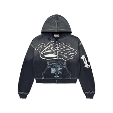 Vale Forever Religion Zip Up Hoodie Black