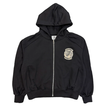 Saint Vanity Uniform Zip Up Hoodie Black
