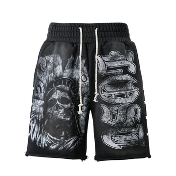 Lost Intricacy Liberty Sweat Shorts Black