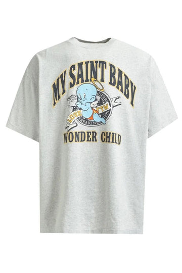 SAINT MXXXXXX Saint Baby T-Shirt Grey