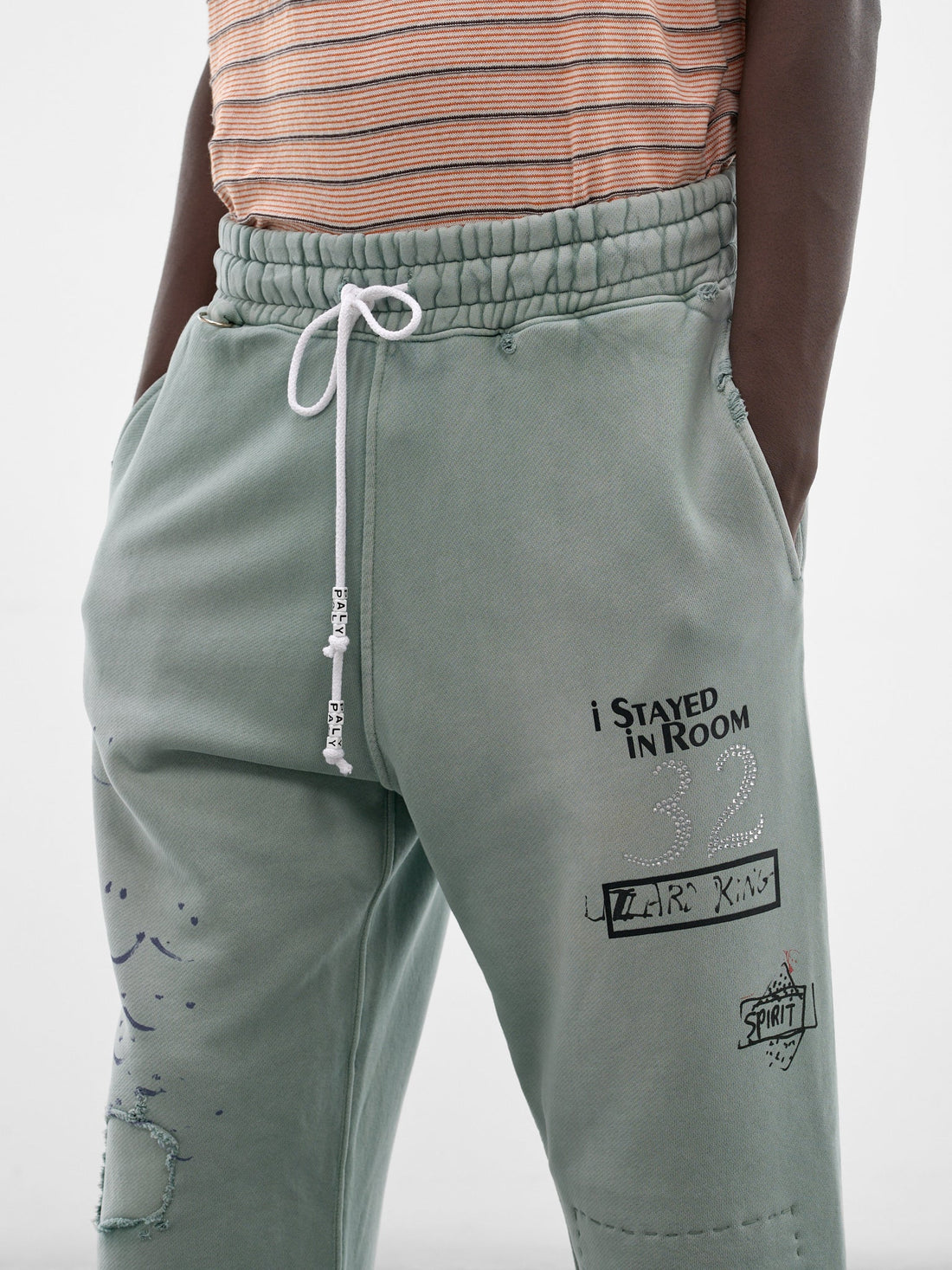 Paly Hollywood Alta Cienega Sweatpants Green