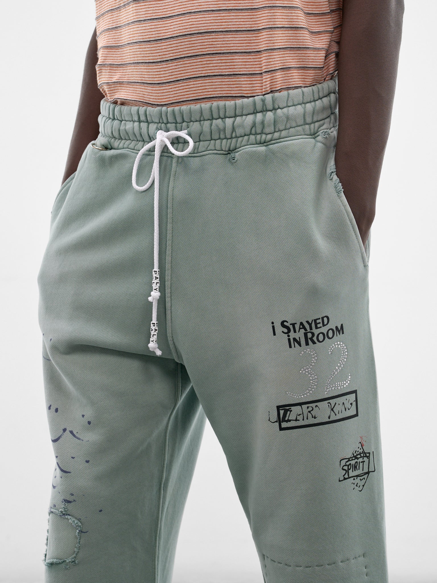 Paly Hollywood Alta Cienega Sweatpants Green