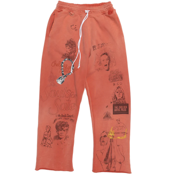 Paly Hollywood Chelseay Hotel Sweatpants Red