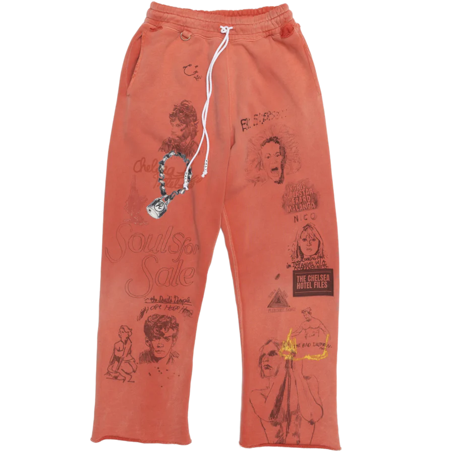 Paly Hollywood Chelseay Hotel Sweatpants Red