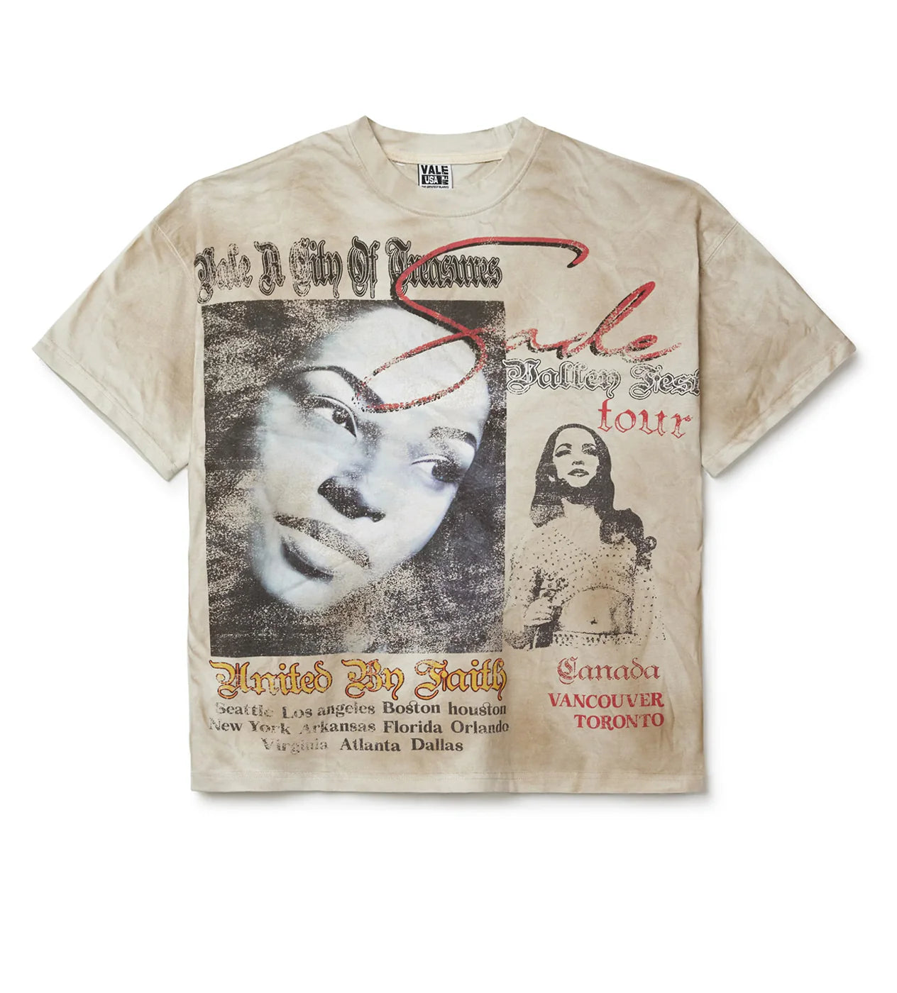 Vale Forever Valley Tour T-Shirt Sade Cream