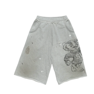 Saint Vanity Bager Shorts Grey & Black