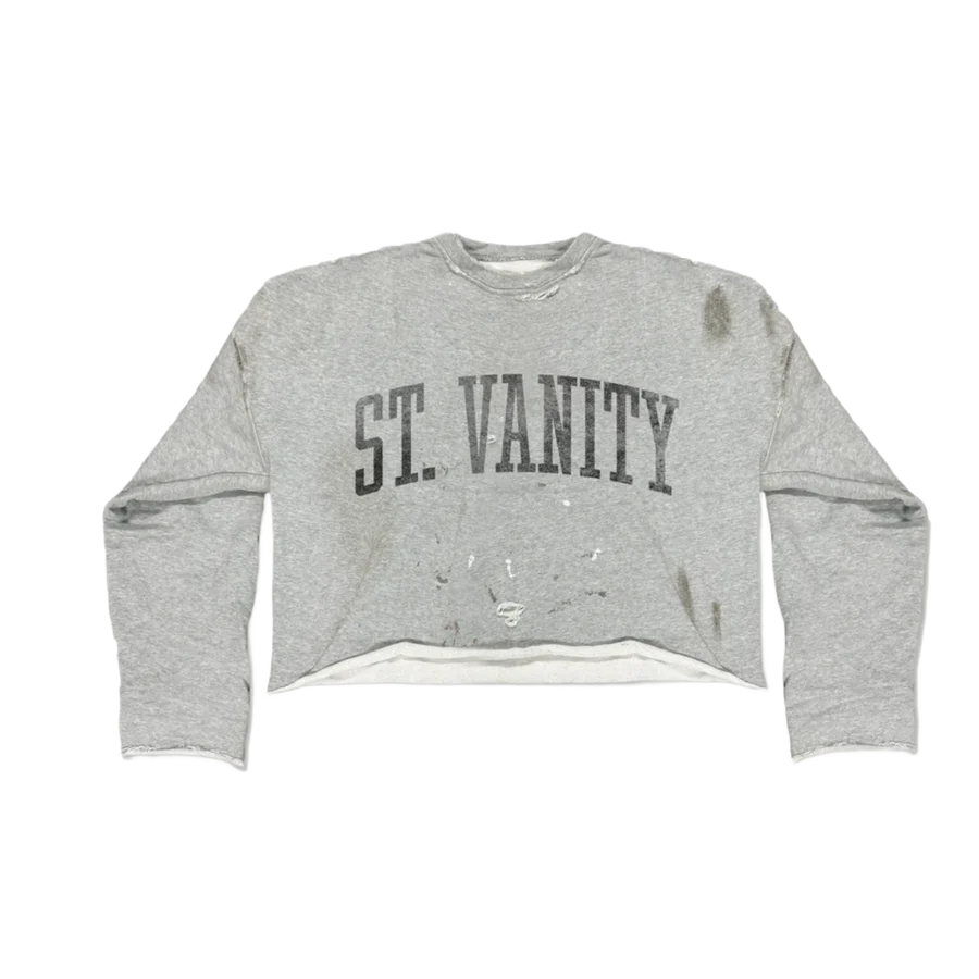Saint Vanity Bager Crewneck Grey & Black