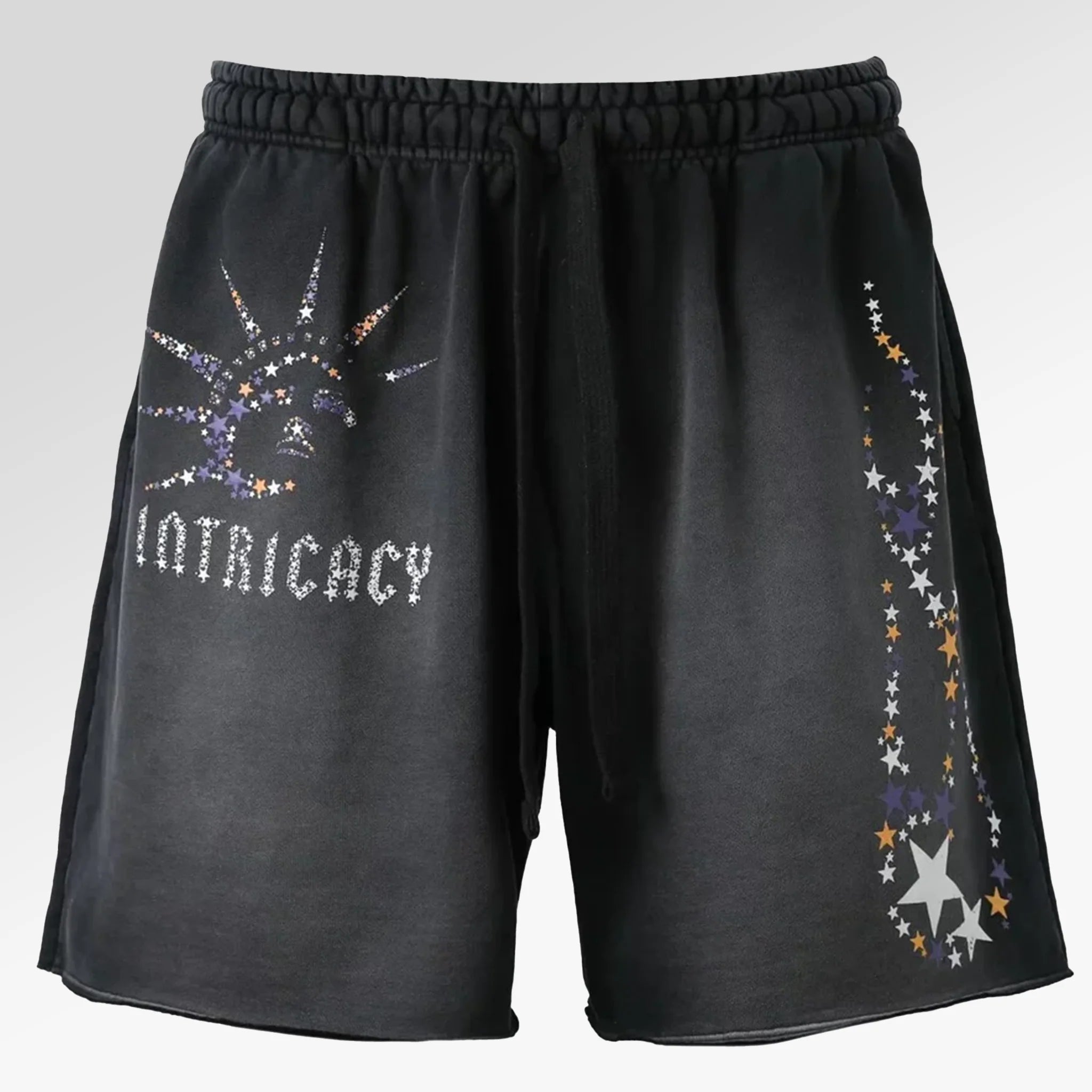 Lost Intricacy Liberty Sweat Shorts Black
