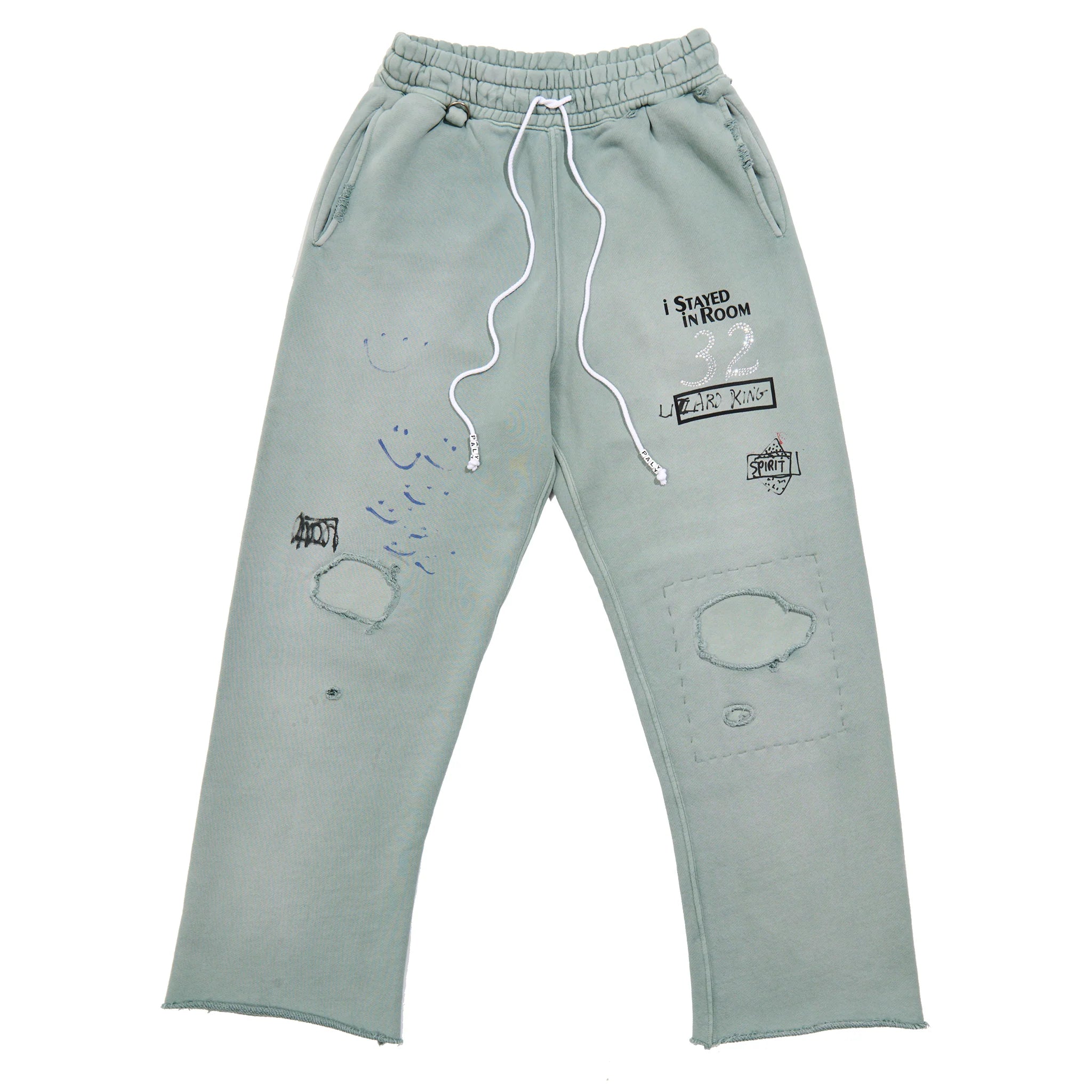 Paly Hollywood Alta Cienega Sweatpants Green