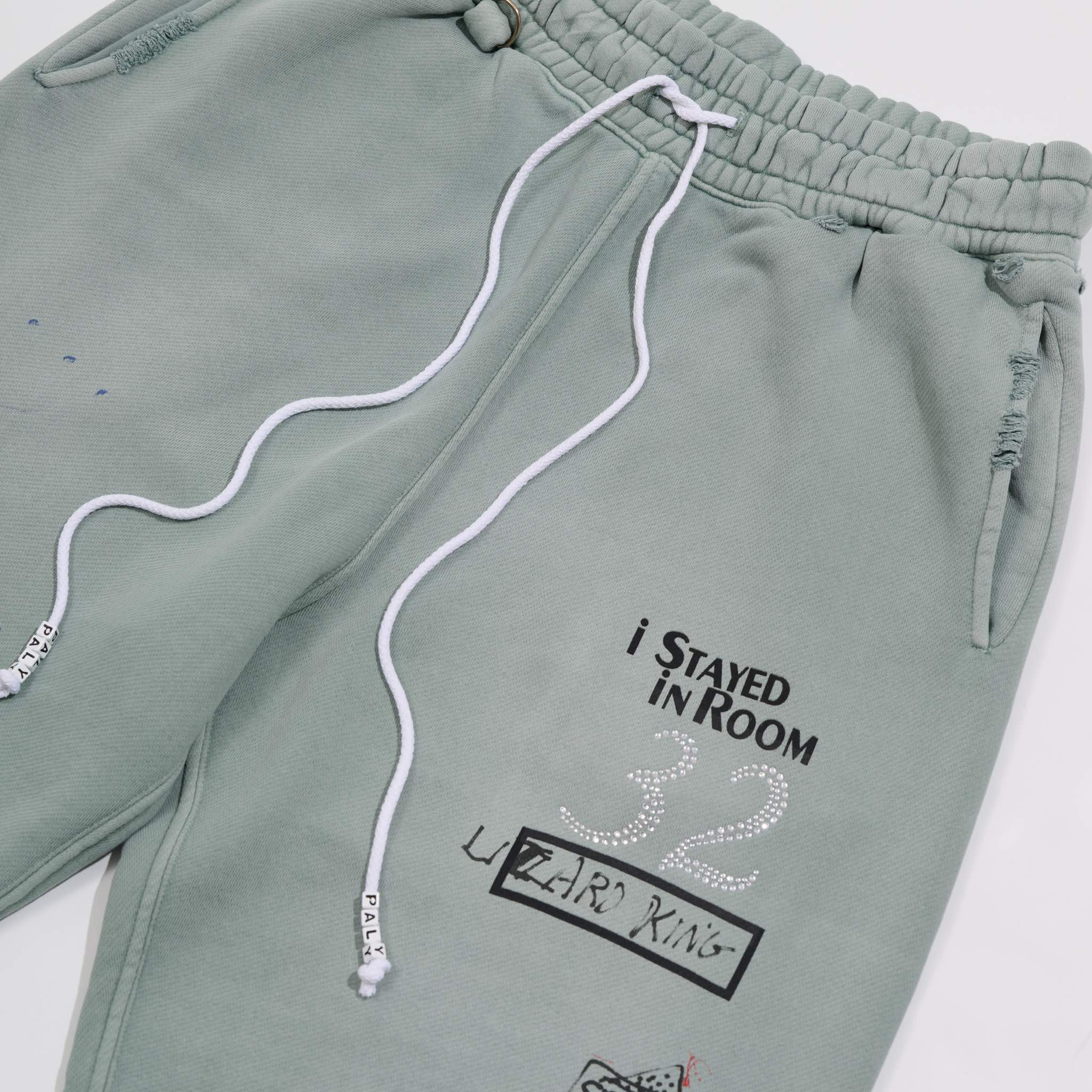 Paly Hollywood Alta Cienega Sweatpants Green