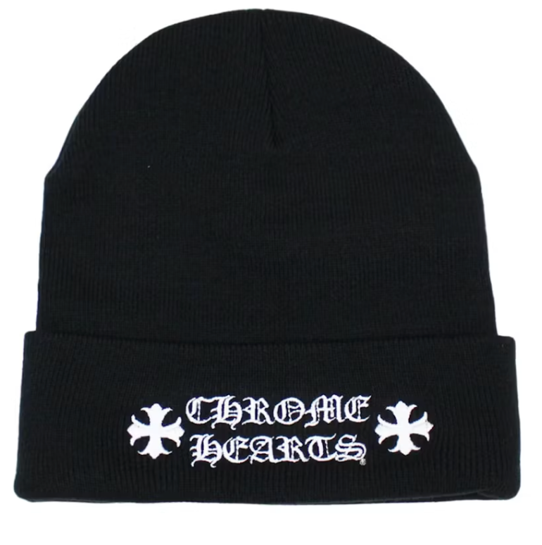 Chrome Hearts Logo Beanie Black
