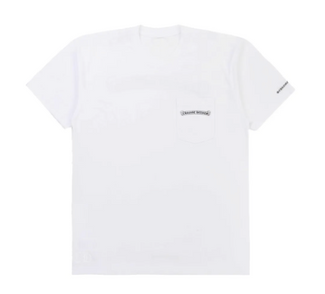 Chrome Hearts Scroll Logo Pocket T-shirt White