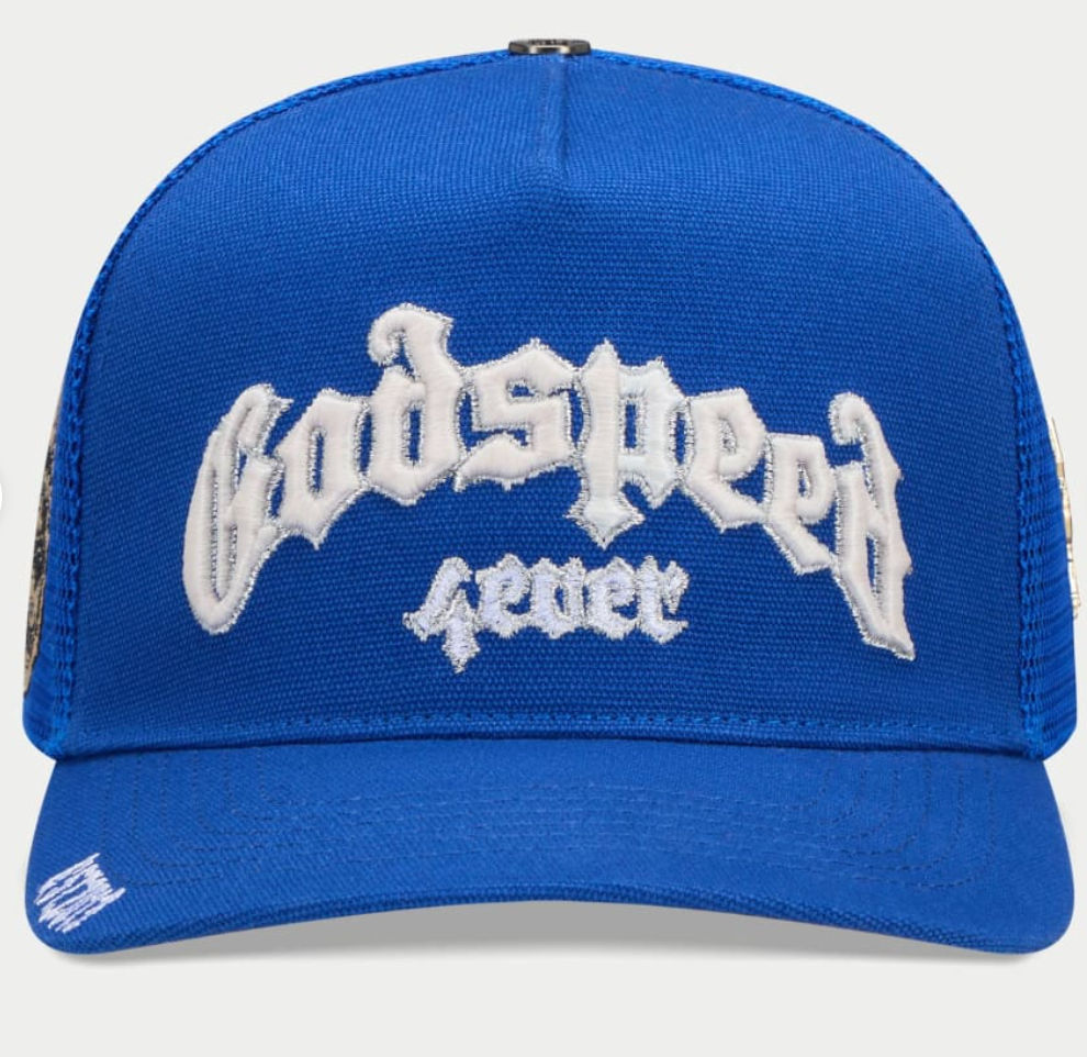 Godspeed Forever Trucker Hat Azul