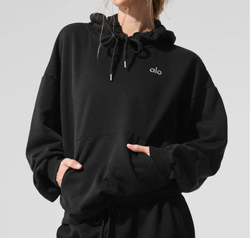 Alo Accolade Hoodie Set Black