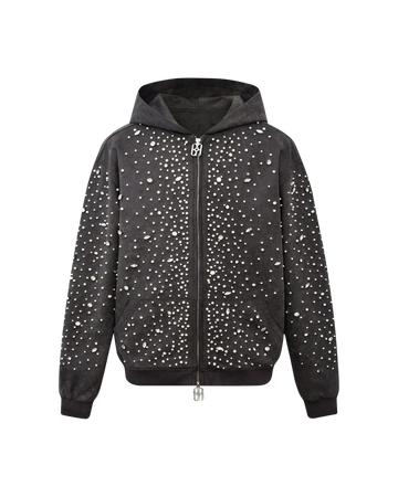 Birth Of A Royal Child Cashew Blossom Pearl Zipper Hoodie