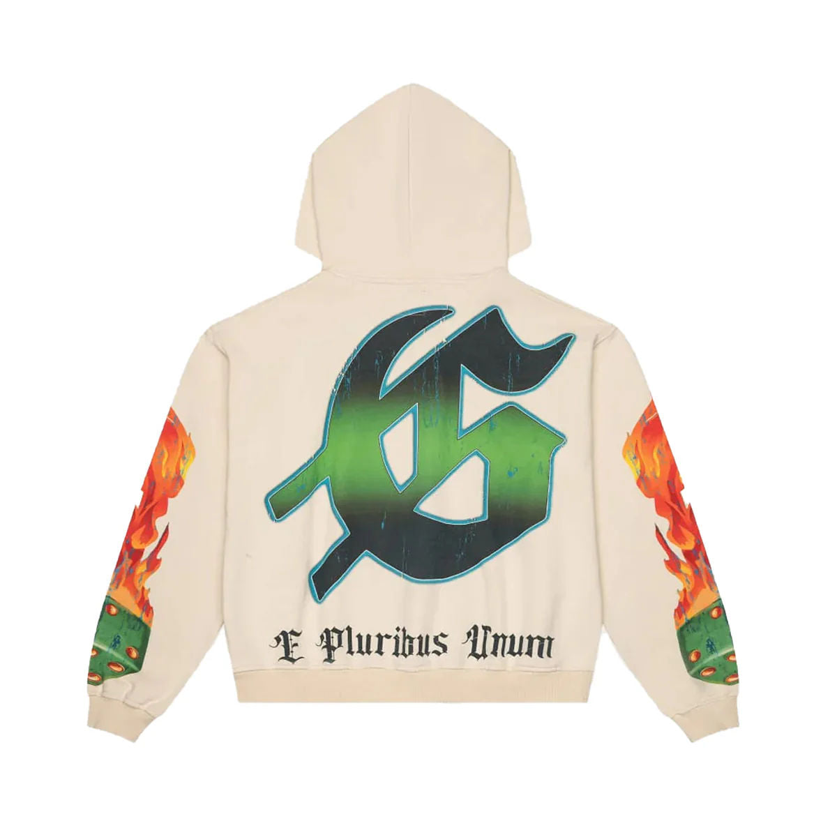Godspeed Mens Life's A Gamble Hoodie Bone Wash
