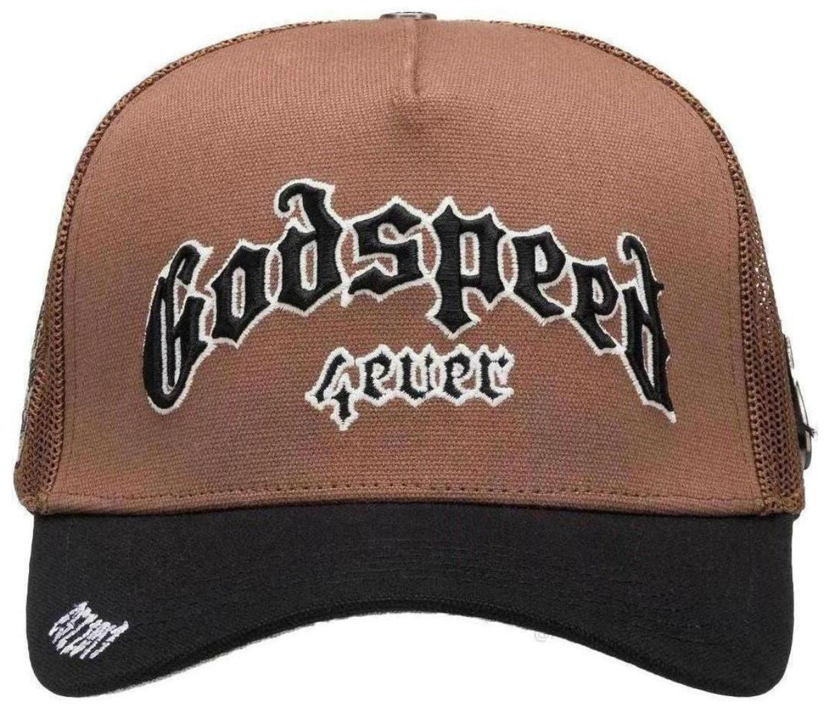 God Speed Forever Trucker Hat Black Tuape