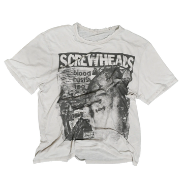 Greedy (Unit) White Screwheads T-Shirt White