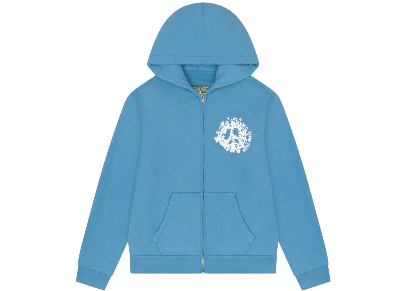 Denim Tears Denim University Zip Hoodie Light Blue – Laced By Zae