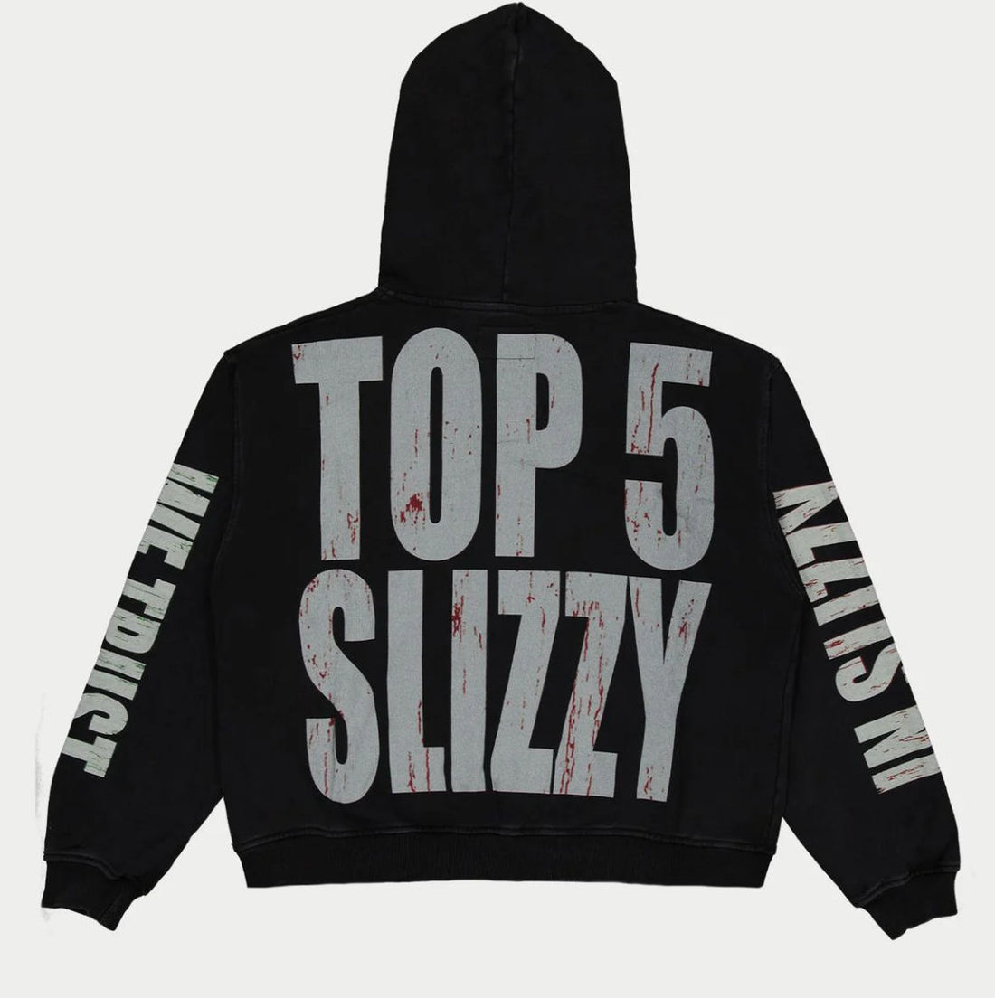 Godspeed Top 5 Slizzy VVS Hoodie Black Wash