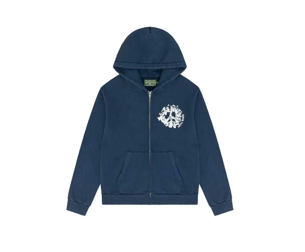 Denim Tears Denim University Zip Hoodie Navy