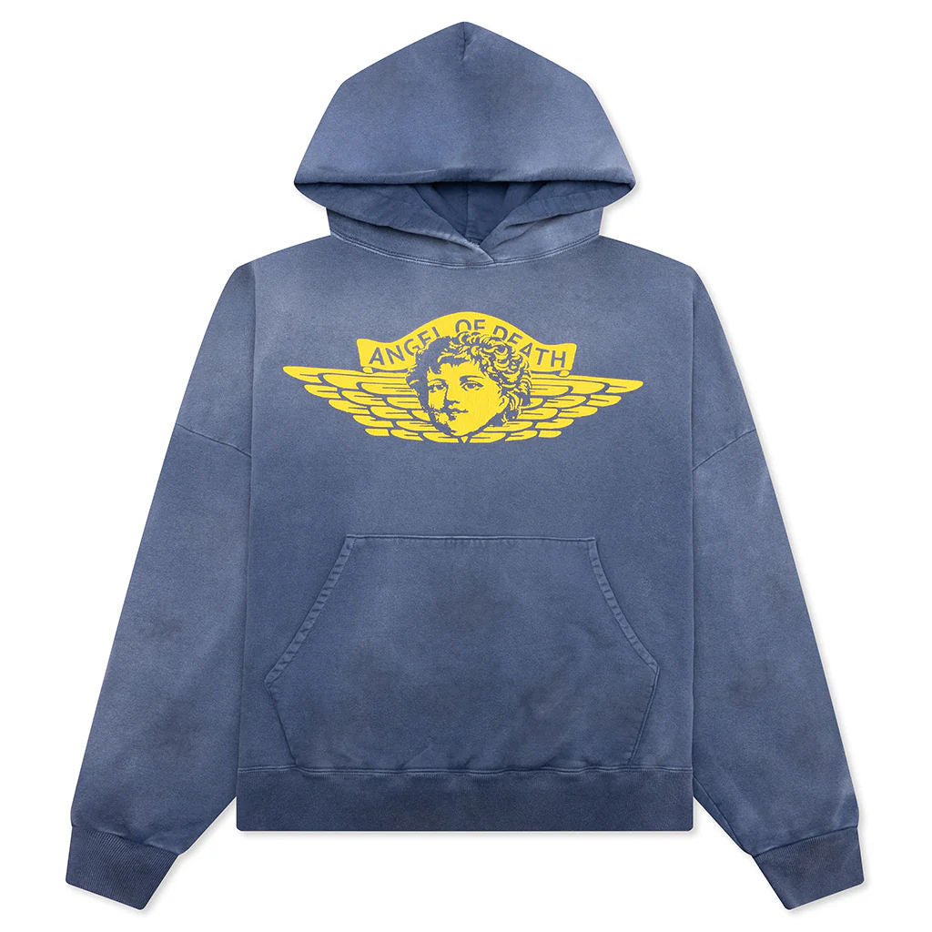 Saint Mxxxxx Angel Hoodie Navy